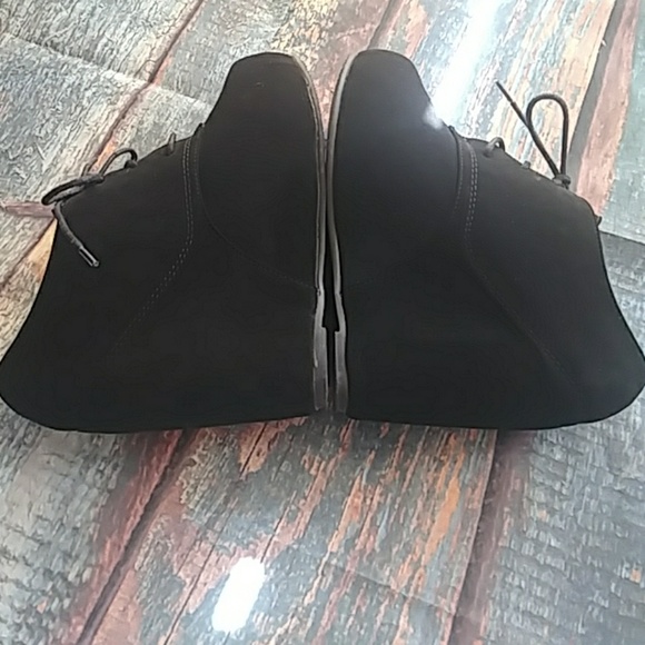 Anna Marie black suede booties size 7 - Picture 5 of 8